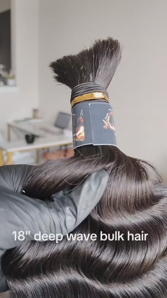 Human Hair Crochet- Deep wave